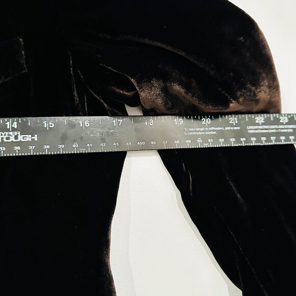 Sleeping with Jacques Jane Bond Brown Velvet Co-ord Set US4 Pants & Blazer Silk - Picture 7 of 16